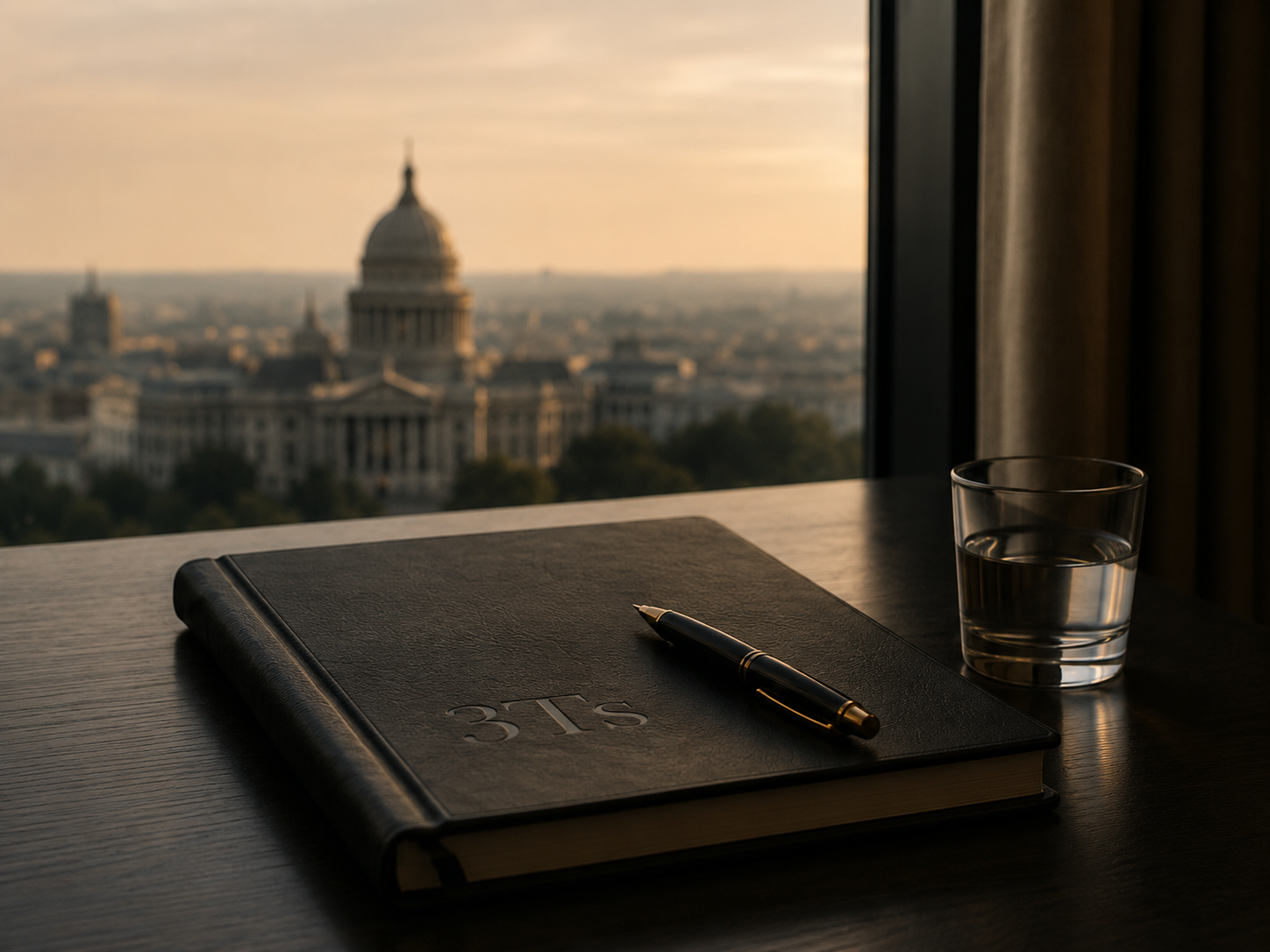Notebook and pen